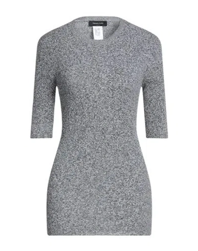 Fabiana Filippi Woman Sweater Black Size 4 Cotton In Gray