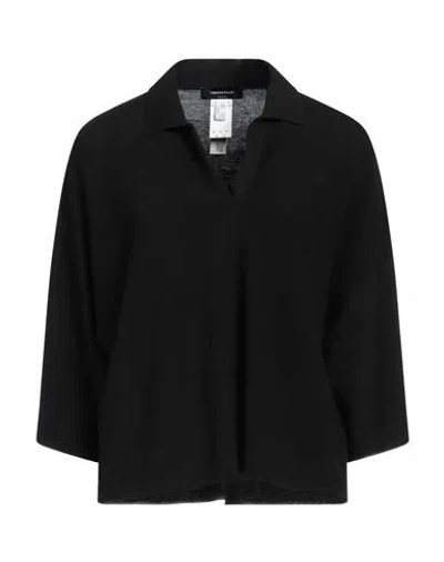 Fabiana Filippi Woman Sweater Black Size 8 Cotton In Black