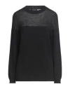 Fabiana Filippi Woman Sweater Black Size 8 Virgin Wool, Silk, Cashmere, Mohair Wool, Alpaca Wool In Black