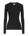 Fabiana Filippi Woman Sweater Black Size 8 Viscose, Polyester In Black