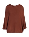 Fabiana Filippi Woman Sweater Brown Size M Cashmere