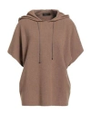 Fabiana Filippi Woman Sweater Brown Size S Virgin Wool, Silk, Cashmere