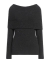 Fabiana Filippi Woman Sweater Charcoal Size 10 Virgin Wool, Silk, Cashmere, Alpaca Wool, Polyester In Gray