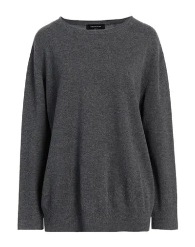 Fabiana Filippi Woman Sweater Charcoal Size 12 Virgin Wool, Silk, Cashmere In Grey
