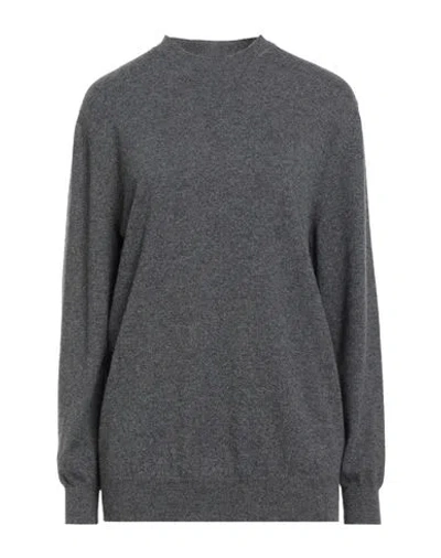 Fabiana Filippi Woman Sweater Charcoal Size 14 Cashmere In Gray