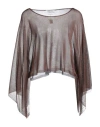 Fabiana Filippi Woman Sweater Chocolate Brown Size Onesize Viscose, Polyester