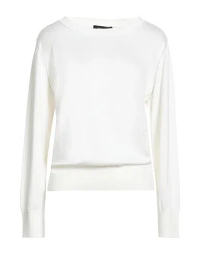 Fabiana Filippi Woman Sweater Cream Size 10 Silk, Cotton In White