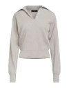 Fabiana Filippi Woman Sweater Cream Size 10 Virgin Wool, Viscose, Silk, Cashmere, Polyester In Gray