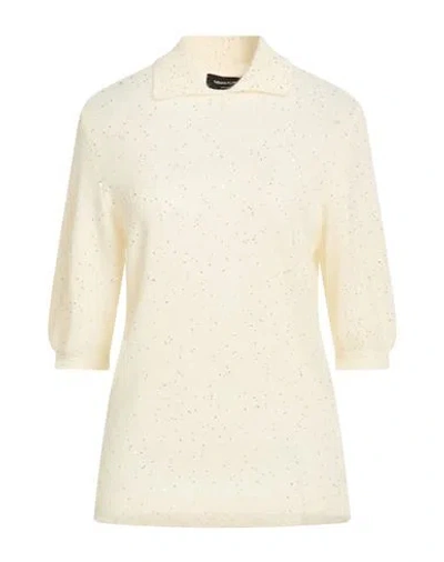 Fabiana Filippi Woman Sweater Cream Size 8 Polyamide, Mohair Wool In White