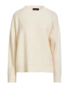 Fabiana Filippi Woman Sweater Cream Size L Merino Wool, Silk, Cashmere, Ecobrass In White