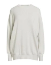 Fabiana Filippi Woman Sweater Cream Size L Virgin Wool, Viscose, Silk, Cashmere, Polyester In White