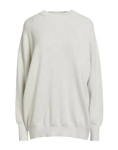 Fabiana Filippi Woman Sweater Cream Size L Virgin Wool, Viscose, Silk, Cashmere, Polyester In White