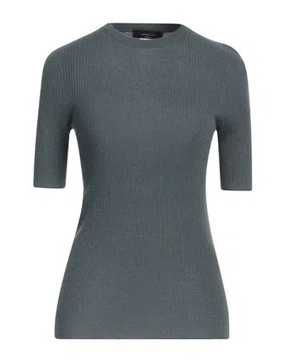 Fabiana Filippi Woman Sweater Dark Green Size 4 Virgin Wool, Silk, Cashmere In Green
