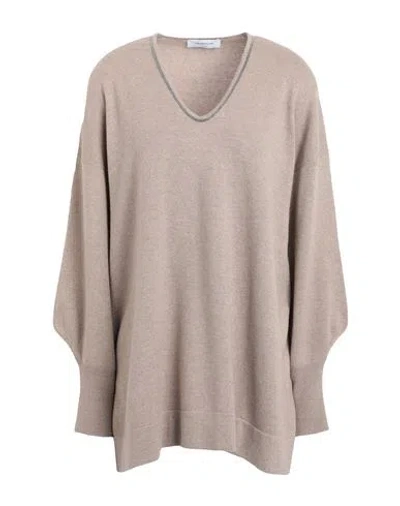 Fabiana Filippi Woman Sweater Dove Grey Size 6 Pure Virgin Wool Iws, Silk, Cashmere