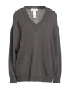 Fabiana Filippi Woman Sweater Dove Grey Size 8 Cotton In Grey