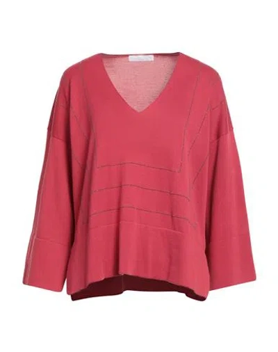 Fabiana Filippi Woman Sweater Garnet Size 8 Cotton In Red