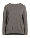 Fabiana Filippi Woman Sweater Grey Size 4 Virgin Wool, Silk, Cashmere, Viscose, Polyester In Gray