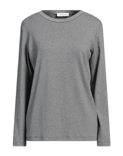 Fabiana Filippi Woman Sweater Grey Size 6 Cotton, Elastane, Virgin Wool, Silk In Grey
