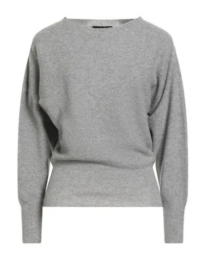 Fabiana Filippi Woman Sweater Grey Size 8 Cashmere In Gray