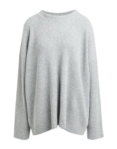 Fabiana Filippi Woman Sweater Grey Size 14 Virgin Wool, Silk, Cashmere