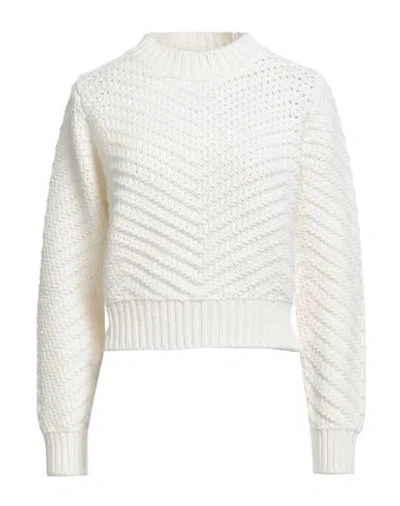 Fabiana Filippi Woman Sweater Ivory Size 14 Cashmere In White