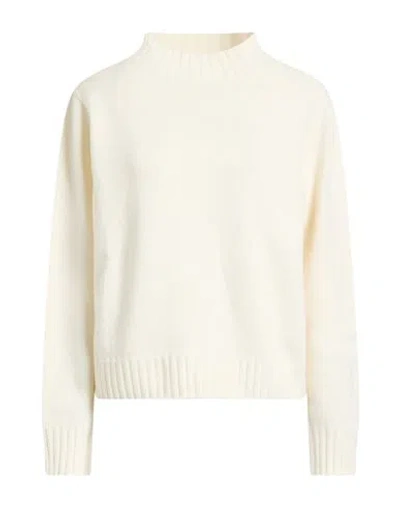 Fabiana Filippi Woman Sweater Ivory Size 14 Virgin Wool, Silk, Cashmere In White