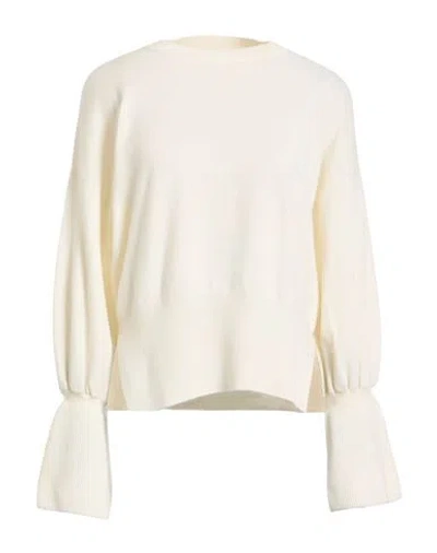 Fabiana Filippi Woman Sweater Ivory Size 4 Virgin Wool, Silk, Cashmere In White