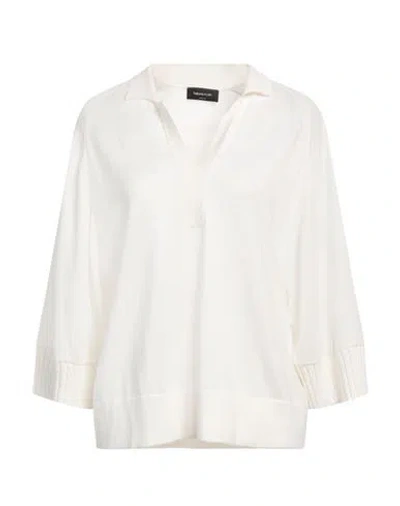 Fabiana Filippi Woman Sweater Ivory Size 8 Silk, Cotton In White