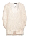 Fabiana Filippi Oversized Sequin-embellished Knitted Cardigan In White