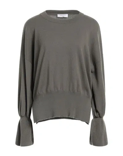 Fabiana Filippi Woman Sweater Lead Size 12 Virgin Wool, Silk, Cashmere In Grey