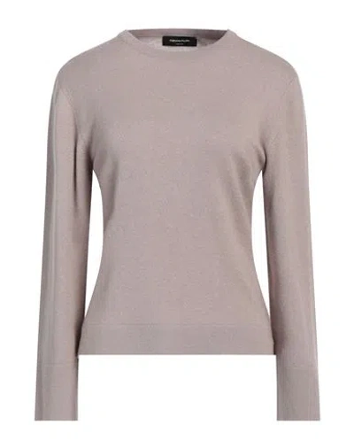 Fabiana Filippi Woman Sweater Light Brown Size 10 Virgin Wool, Silk, Cashmere In Beige