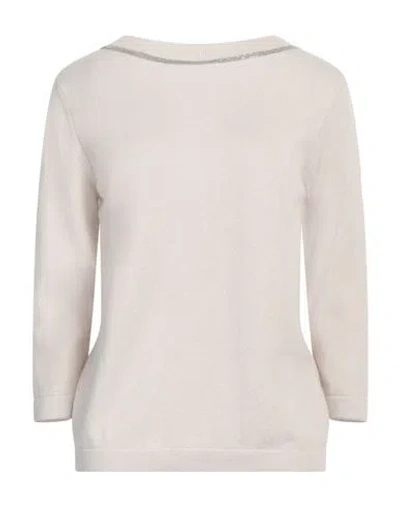 Fabiana Filippi Woman Sweater Light Grey Size 4 Pure Virgin Wool Iws, Silk, Cashmere In Grey