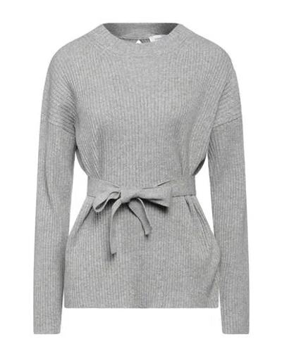 Fabiana Filippi Woman Sweater Light Grey Size 8 Virgin Wool, Silk, Cashmere
