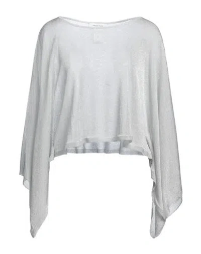 Fabiana Filippi Woman Sweater Light Grey Size Onesize Viscose, Polyester In Gray