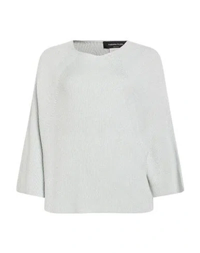 Fabiana Filippi Woman Sweater Light Grey Size Xs Cotton, Viscose, Polyester In Gray