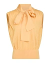 Fabiana Filippi Woman Sweater Marigold Size 12 Linen, Silk In Yellow