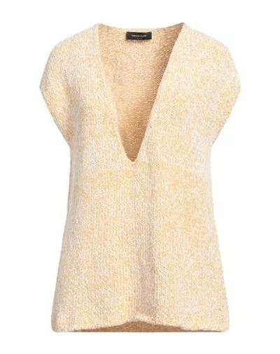 Fabiana Filippi Woman Sweater Marigold Size 4 Bamboo Fiber, Cotton In Multi