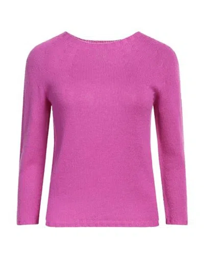 Fabiana Filippi Woman Sweater Mauve Size 14 Cashmere In Purple
