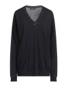 Fabiana Filippi Woman Sweater Midnight Blue Size 10 Cotton