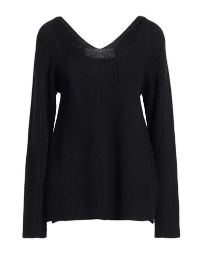 Fabiana Filippi Woman Sweater Midnight Blue Size 10 Virgin Wool, Cotton