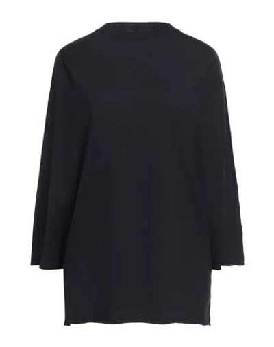 Fabiana Filippi Woman Sweater Midnight Blue Size 12 Virgin Wool, Cotton