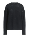 Fabiana Filippi Woman Sweater Midnight Blue Size M Merino Wool, Silk, Cashmere, Ecobrass