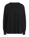 Fabiana Filippi Woman Sweater Midnight Blue Size M Merino Wool, Viscose, Silk, Cashmere, Polyester In Black