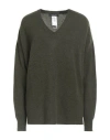 Fabiana Filippi Woman Sweater Military Green Size S Cashmere In Green