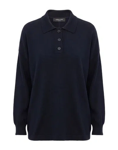 Fabiana Filippi Woman Sweater Navy Size 4 Virgin Wool, Viscose In Multi