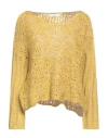 Fabiana Filippi Woman Sweater Ocher Size 8 Cotton In Yellow
