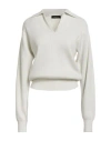 Fabiana Filippi Woman Sweater Off White Size 10 Virgin Wool, Viscose, Silk, Cashmere, Polyester