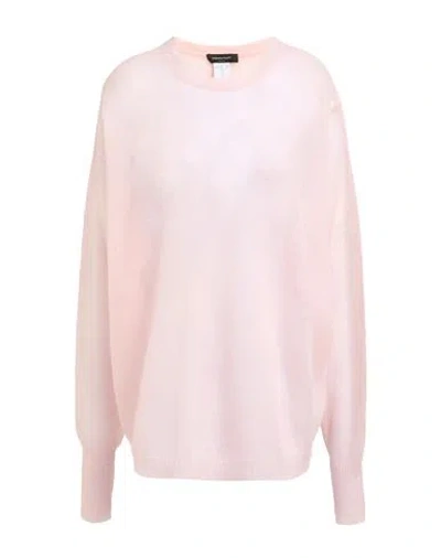 Fabiana Filippi Woman Sweater Pink Size S Mohair Wool, Polyamide, Wool In Neutral