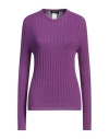 Fabiana Filippi Woman Sweater Purple Size 4 Cashmere