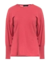 Fabiana Filippi Woman Sweater Red Size 4 Virgin Wool, Silk, Cashmere